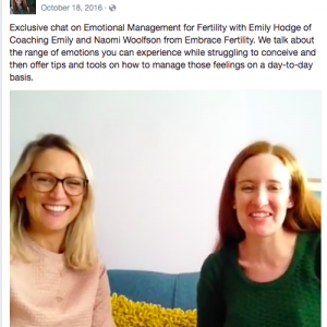 All the Fertility Feels – in honour of national infertility awareness week